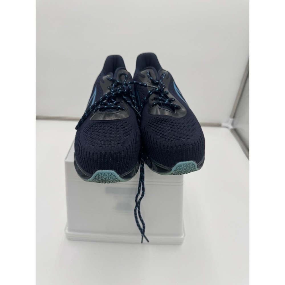 DREAM HORSE Safety Steel Toe‎ Shoes Sneakers Blue With Blue Flame Size 9 21032